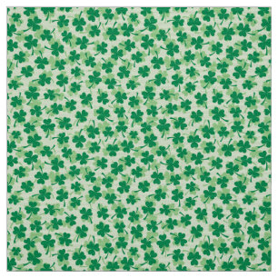 Shamrock pattern St Patricks day Fabric