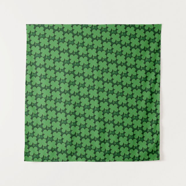 Shamrock Pattern Tapestry (Front)