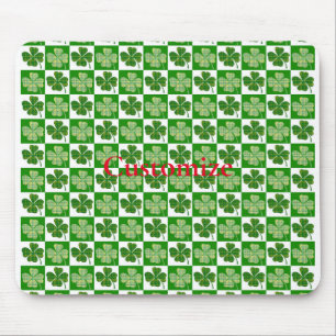 Shamrock Pattern  Thunder_Cove Mouse Pad