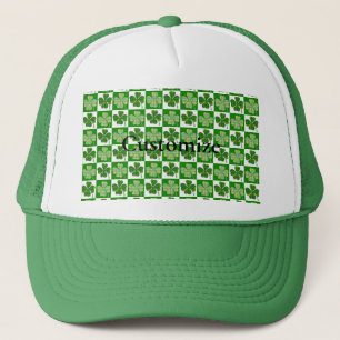 Shamrock Pattern Thunder_Cove Trucker Hat