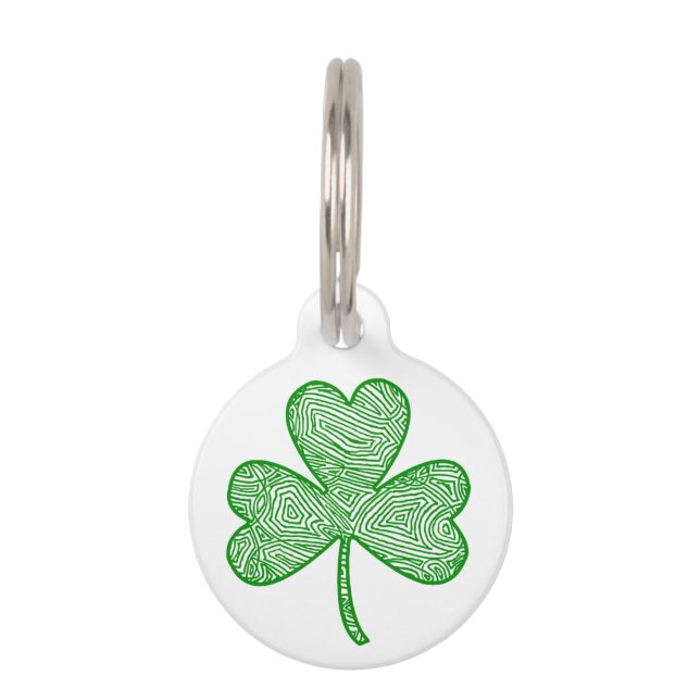 Shamrock Pet Tag (Front)