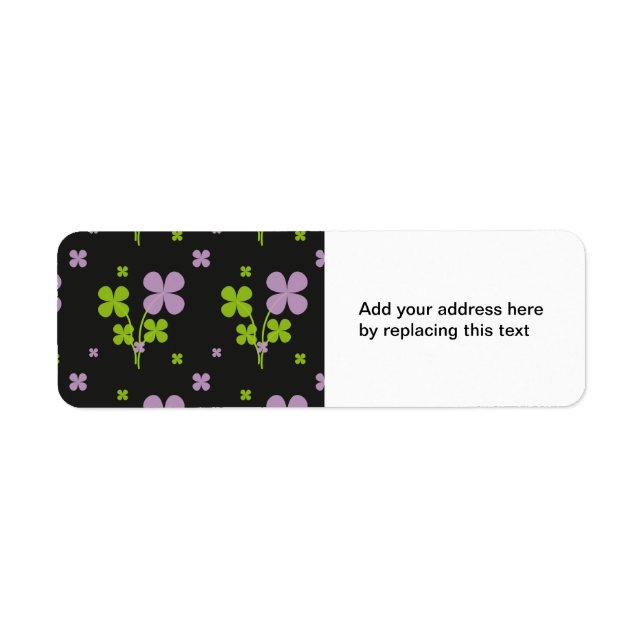 Shamrock Return Address Label (Front)