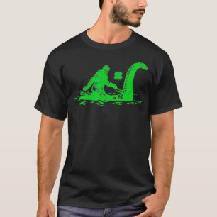 Shamrock Riding The Loch Ness Monster Tee TShirt