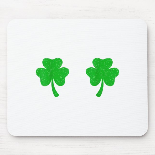 Shamrock S Shirt Irish Ies St Patricks Day  Mouse Pad (Front)