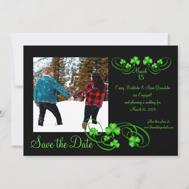 Shamrock Save the Date (Front)