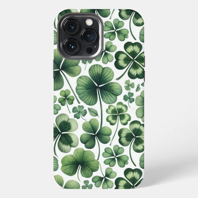 Shamrock Shuffle iPhone Case (Back)