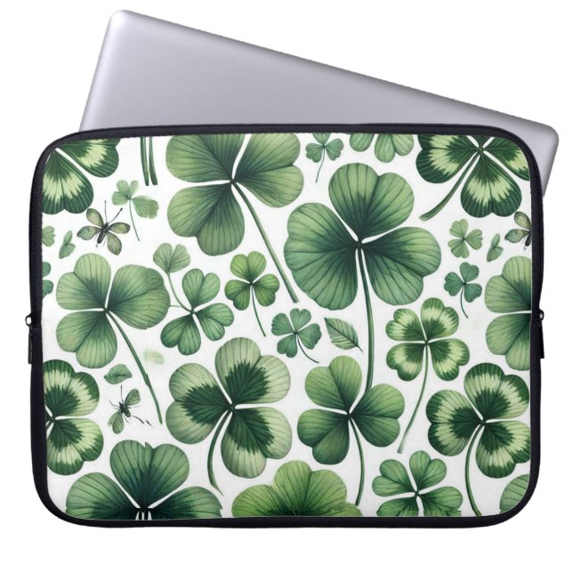 Shamrock Shuffle Laptop Sleeve (Front)