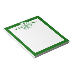 Shamrock Sketch Notepad