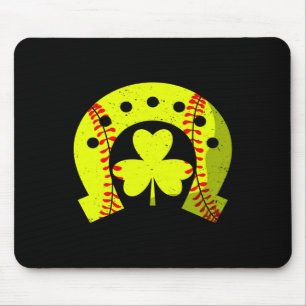 Shamrock Softll Irish Saint Patricks Day Paddys Se Mouse Pad