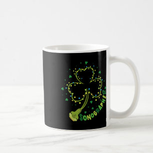 Shamrock Sonographer St Patricks Day Ultrasound Te Coffee Mug
