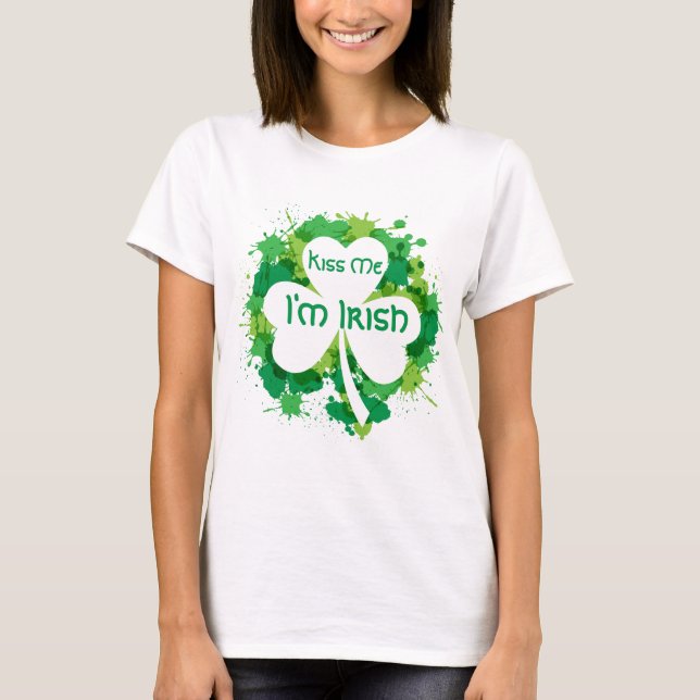 Shamrock Splash T-Shirt (Front)