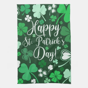 Shamrock St. Patrick's Day Kitchen Towel