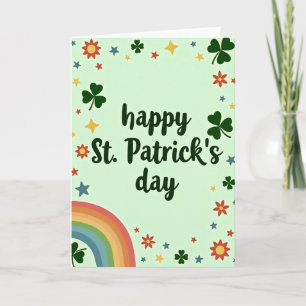 Shamrock Star Happy Day Card