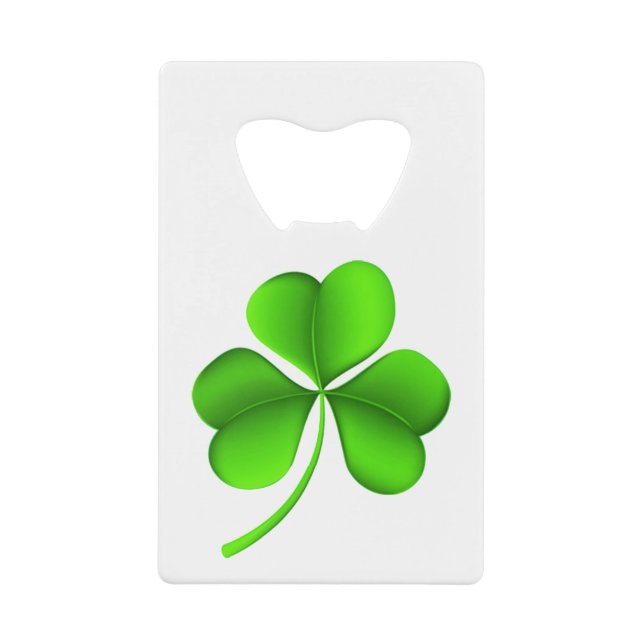 Shamrock sur bocal blanc (Devant)