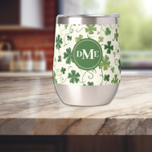 Shamrock Swirl Motif Monogramme