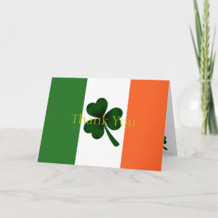 Shamrock Thank You Card
