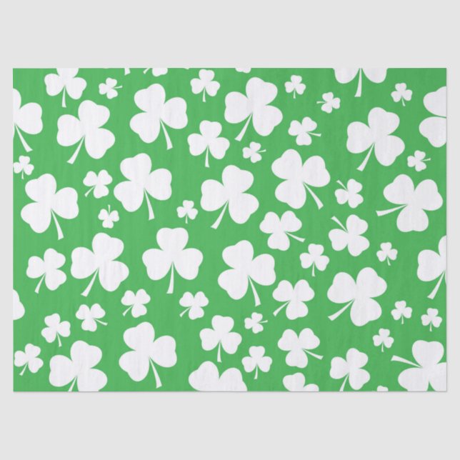 Shamrock Tissue Paper. Tissue Paper (Front)