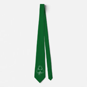 Shamrock Trefoil Green St. Patrick's Day Cravate