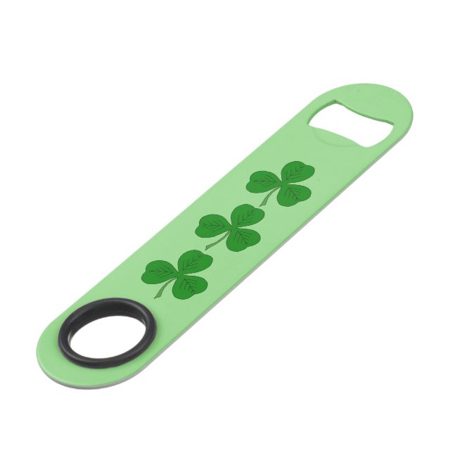 Shamrock Trio Bar Key (Front Angled)