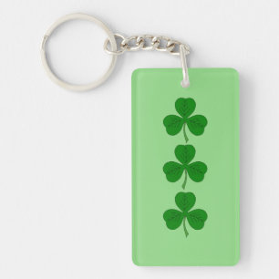 Shamrock Trio Keychain