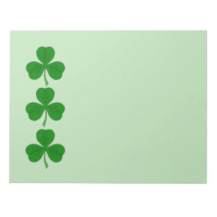 Shamrock Trio Notepad