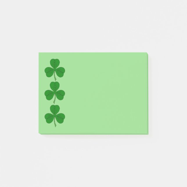 Shamrock Trio Post-it Notes (Front)