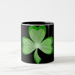 Shamrock two tone mug black