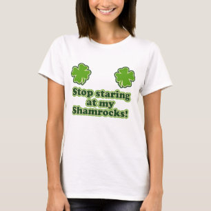Shamrock women funny T-Shirt
