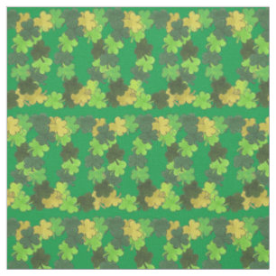 Shamrock Wreaths Green Clover St. Patrick's Day Fabric