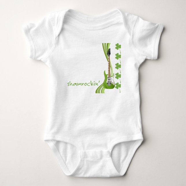 Shamrockin Baby Bodysuit (Front)
