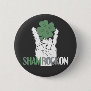 ShamRockOn 2 Inch Round Button