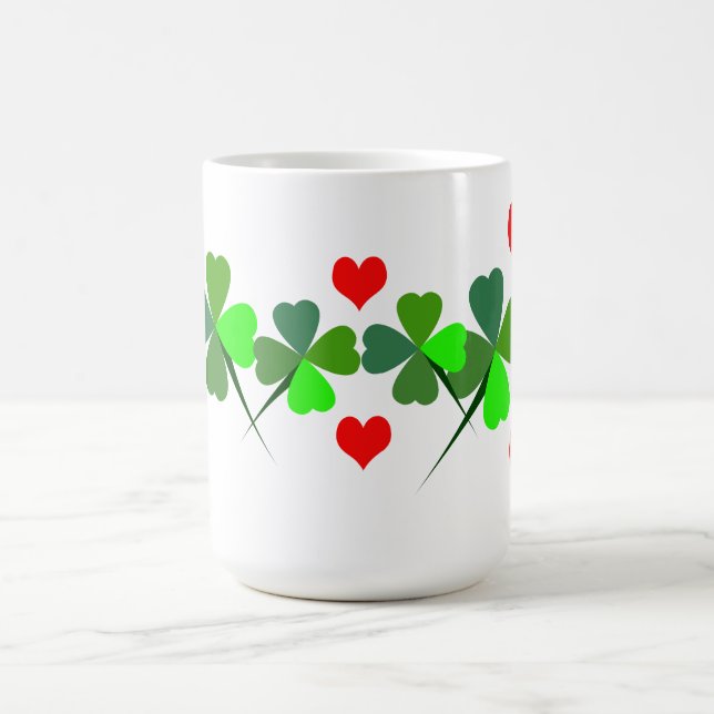 Shamrocks and Hearts Mug (Center)