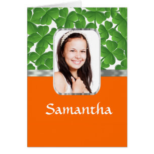 Shamrocks and orange