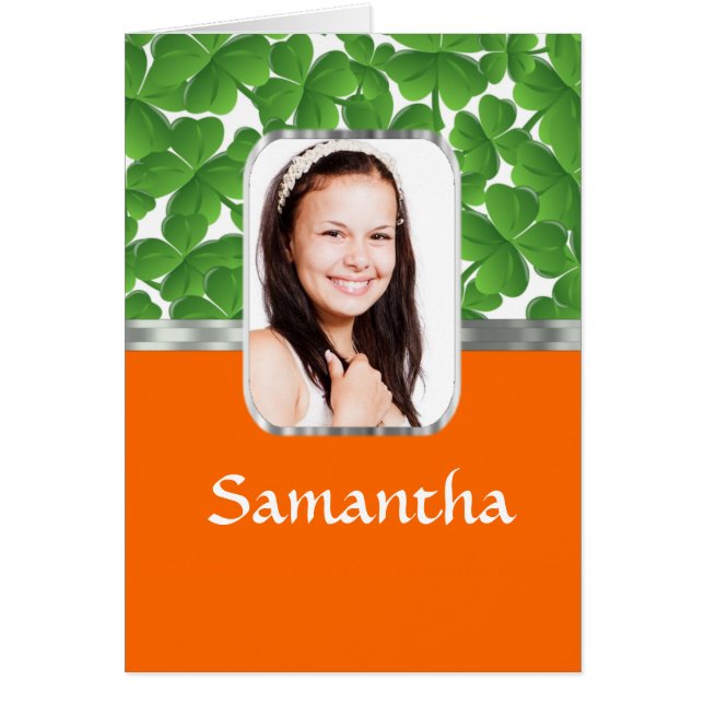 Shamrocks and orange (Front)