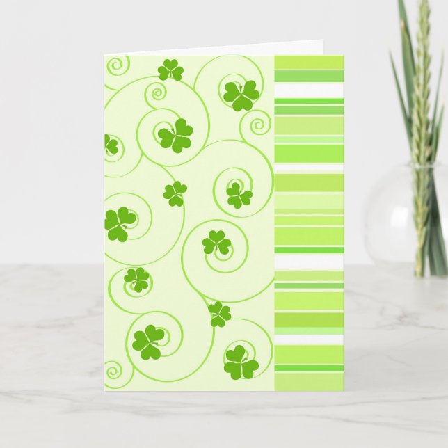 Shamrocks and stripes - Card (Front)