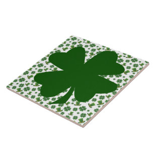 Shamrocks and Top Hats 3 Tile