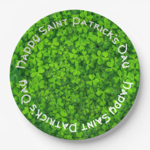 Shamrocks Clover Leaves St. Patrick's Day Party