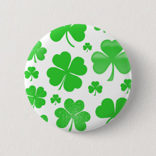 Shamrocks / Clover Tattoos + your ideas 2 Inch Round Button
