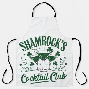 Shamrocks Cocktail Club  Apron