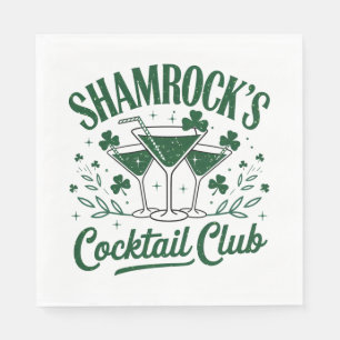 Shamrocks Cocktail Club  Napkin