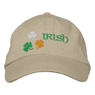 Shamrocks Embroidered Hat