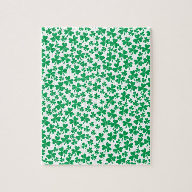 Shamrocks for St Patrick's Day Jigsaw Puzzle (Vertical)