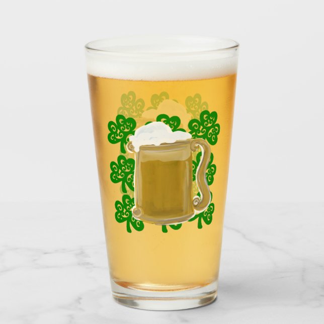 SHAMROCKS GLASS (Front Filled)