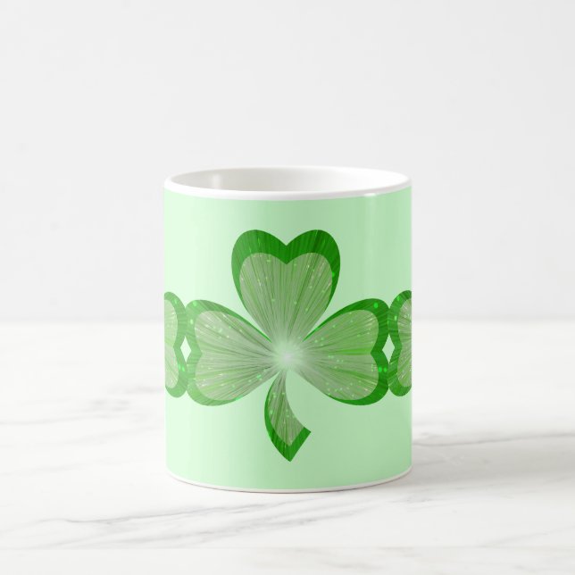 Shamrocks mug green (Center)