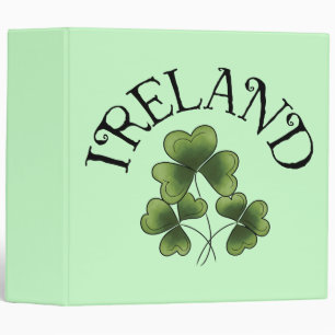 Shamrocks Of Ireland Binder