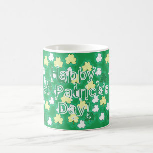 Shamrocks on St. Patrick's Day Coffee Mug
