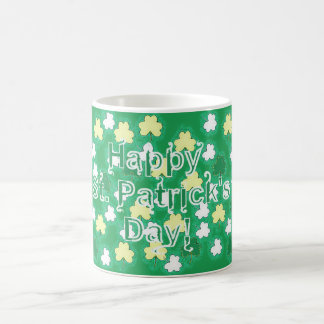 Shamrocks on St. Patrick's Day Coffee Mug