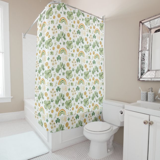 Shamrocks, Rainbows & Gold Coins Pattern  (In Situ)