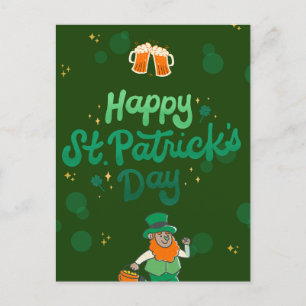 "Shamrocks & Shenanigans: A St. Patrick's Day Holiday Postcard