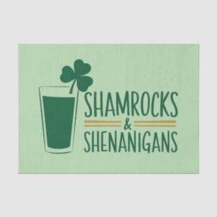 Shamrocks & Shenanigans: St. Patrick's Day Design  Tissue Paper